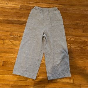 Handmade wide leg pants gingham